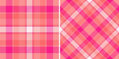 Bahar renklerinde tartan tekstil arkaplan vektörüyle kusursuz dokunun ekose kumaş kontrolü.