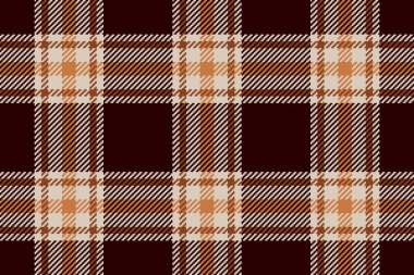 Koyu ve açık renklerde desenli ekose arkaplanlı tekstil kontrol kumaşının desensiz vektörü.
