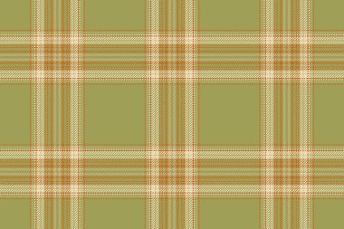 Kumaş desenli turuncu ve sarı renkli tartan vektörlü, dikdörtgen ekoseli, arka plan tekstil dokusu.