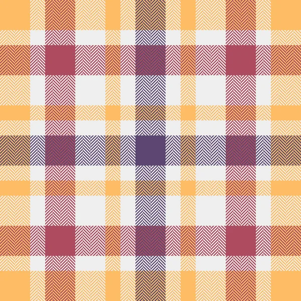 stock vector Texture pattern textile of seamless background plaid with a vector fabric tartan check in white and orange colors.