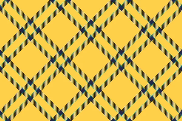 Texture Fabric Check Plaid Tartan Textile Vector Seamless Background Pattern — Stock Vector