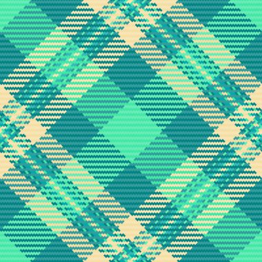 Düz desenli kumaş kumaş kumaş ekoseli ve yeşil ve nane renklerinde tartan kontrol arkaplanı.