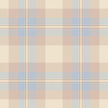 Ekose desenli kumaşın arka plan tartan vektör dokusunu ışık ve pastel renklerle kusursuz bir şekilde kontrol et.