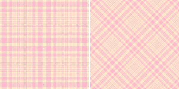 Tartan Texture Check Fabric Pattern Vector Textile Background Seamless Plaid — Stock Vector