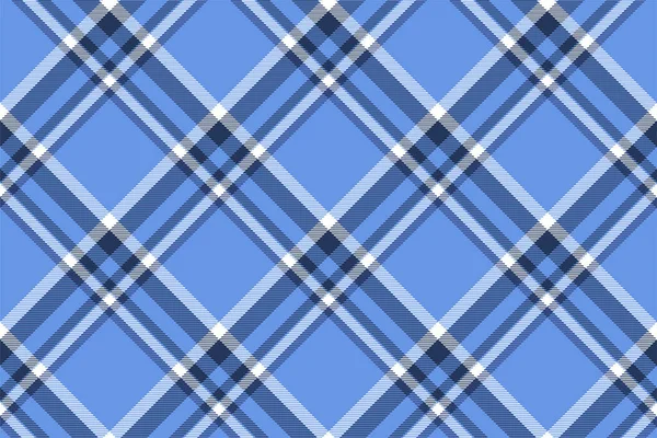 Tartan Plaid Background Diagonal Check Seamless Pattern Vector Fabric Texture — Stock Vector