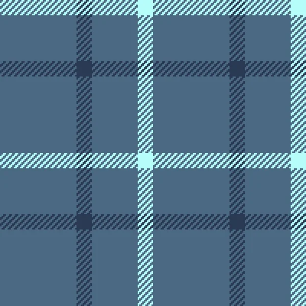 Textile Check Vector Tartan Pattern Texture Seamless Fabric Plaid Background — Stock Vector