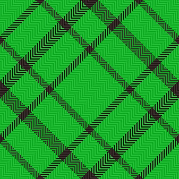 Fabric Background Plaid Pattern Texture Seamless Check Textile Vector Tartan — Stock Vector
