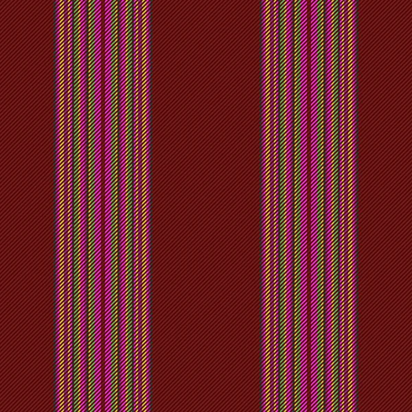 Çizgili Kumaşın Dikey Desen Dokusu Kırmızı Mor Renkli Tekstil Arkaplan — Stok Vektör
