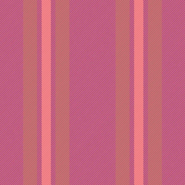 Muster Hintergrund Vertikal Des Stoffstreifenvektors Mit Textillinien Textur Nahtlos Roten — Stockvektor