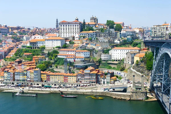 Porto Słynne Historyczne Miasto Portugalia Architektura Starego Miasta Podróż Ribeiry — Zdjęcie stockowe