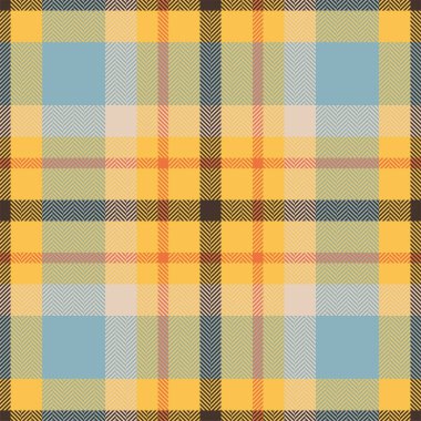 Ekose kontrol kalıbı. Kusursuz kumaş dokusu. Tartan tekstil baskı tasarımı.