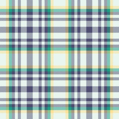 Dikensiz desenli kumaş kumaş taşıyıcısı beyaz ve mavi renkli ekose kumaş arkaplanını kontrol et.