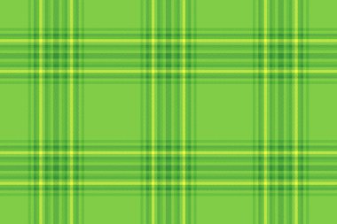 Ekoseli yeşil ve kireç rengi tekstil ile kusursuz desenli arkaplan kumaş dokusu vektörü.
