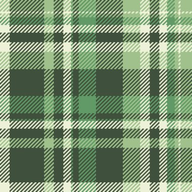 Pastel ve açık renk arkaplanlı ve desenli kumaşsız vektör ekose dokusu.