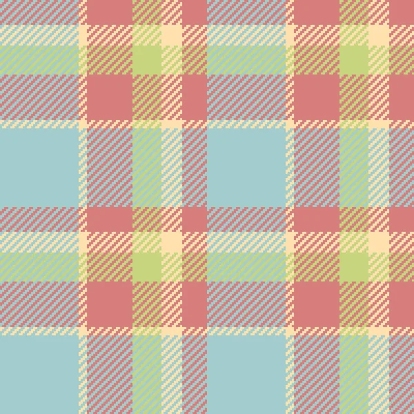 Background Tartan Vector Plaid Check Pattern Textile Fabric Seamless Texture — Stock Vector