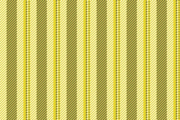 黄白相间无缝隙背景纹理带矢量垂直图案织物线 — 图库矢量图片