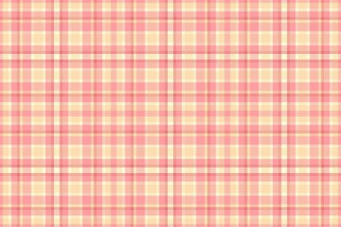 Ekose tekstil vektörünün kusursuz arkaplan dokusu kırmızı ve navajo beyaz renkleriyle tartan desenini kontrol eder.