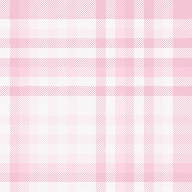 Pattern plaid check of tartan textile vector with a texture fabric background seamless in white and light colors. clipart