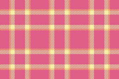 Tartan vektör arka planı kırmızı ve sarı renklerde pürüzsüz olan tekstil dokusunun desenli ekoseli kontrolü.