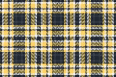 Koyu renk ve kehribar rengi kumaş desenli kumaş desenli ekose kontrolünün kumaş vektör arkaplanı.