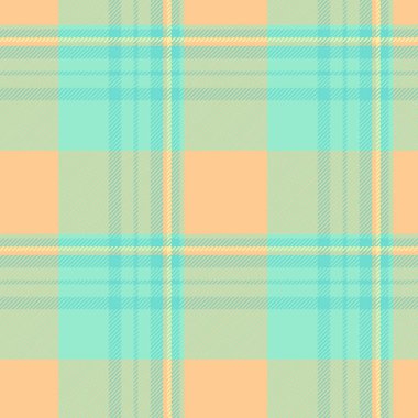 Nane ve turuncu renklerde desenli tartan kumaşı olan kusursuz tekstil ekoseli şablon..