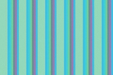 Çizgili tekstil deseninin dikey kumaş çizgileri, arkaplanı siyanür ve kireç renklerinde dikişsiz vektör..