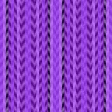 Doku tekstil arkaplanı mor ve siyah renklerde olan kumaş vektör çizgilerinin kusursuz deseni.