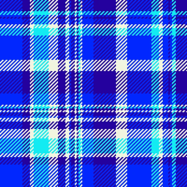 Background Pattern Seamless Plaid Fabric Tartan Check Textile Vector Texture — Stock Vector