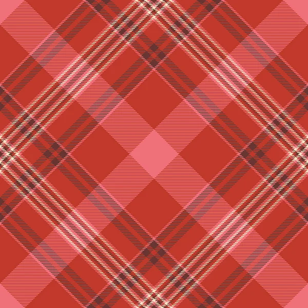 Texture Plaid Background Vector Textile Fabric Check Pattern Seamless Tartan — Stock Vector