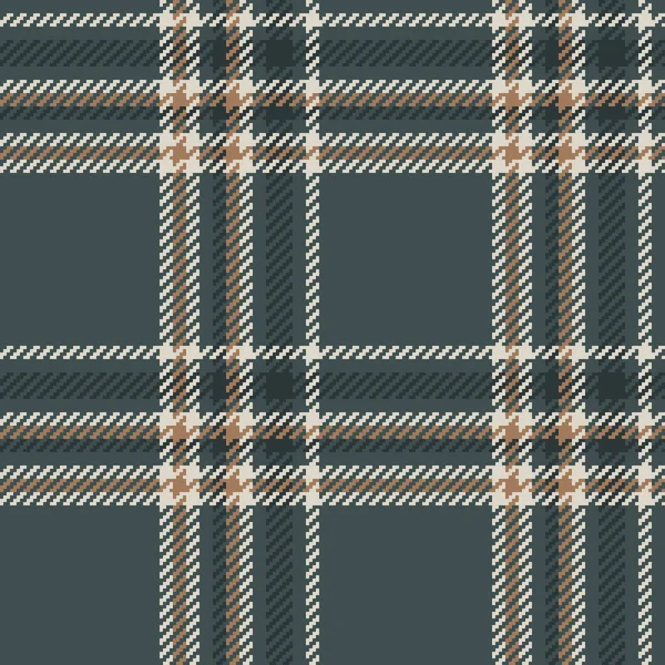 Background Texture Vector Textile Seamless Tartan Pattern Check Plaid Fabric — Stock Vector