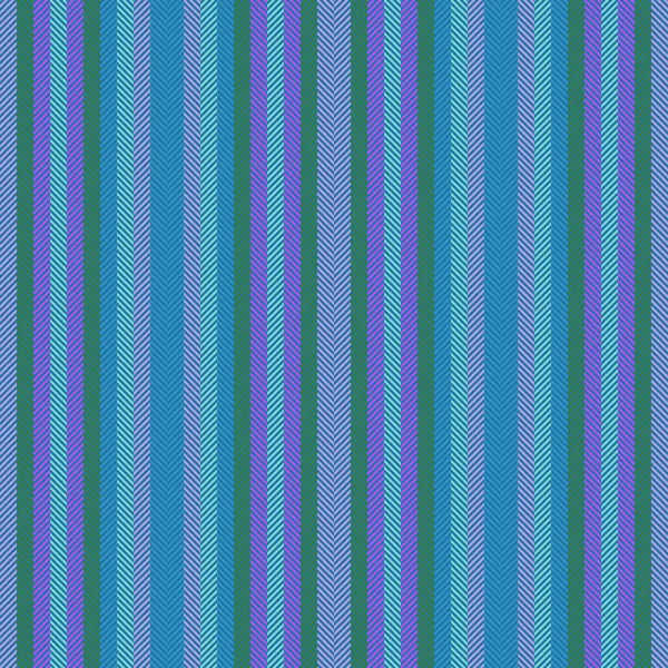 Vonal Zökkenőmentes Textúra Függőleges Vektor Minta Csíkos Textil Háttér Kék — Stock Vector