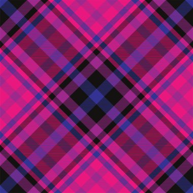 Ekose desenleri kontrol et. Tartan kumaş dokusu. Çizgili kare arka plan. Vektör tekstil tasarımı.