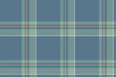 Ekose arka plan, kusursuz mavi deseni kontrol et. Tekstil baskısı için vektör kumaş dokusu, ambalaj kağıdı, hediye kartı, duvar kağıdı düz tasarım.