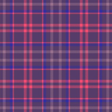 Ekose desenli. Kumaş dokusunu kontrol et. Vektör tekstil baskı tasarımı.