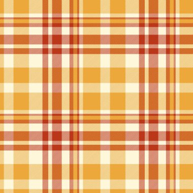Mısır ipeği ve kehribar rengi ile ekose desenli dikdörtgen kumaşın vektör kumaş arka planı.