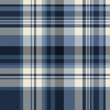 Vektör desenli ekose kumaş. Koyu ve açık renklerde kusursuz doku kontrolü kumaşı var..