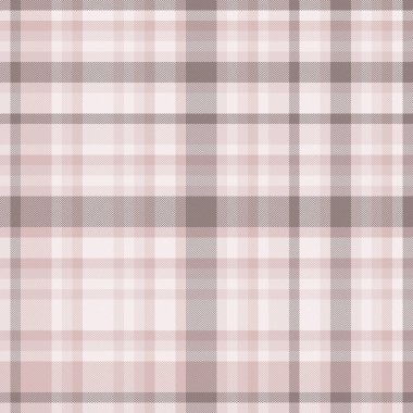 Arkaplan kumaşının vektör dokusu ekoseli açık ve beyaz renklerde tekstil dikişsiz tartan ile.