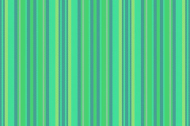 Yeşil ve mavi renklerde kumaş arkaplan tekstil vektörü olan çizgili desen dikey deseni.