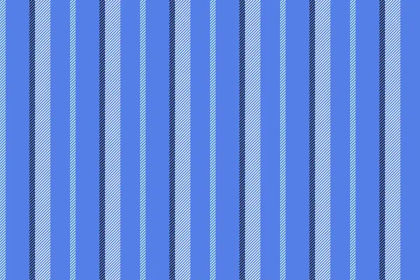 パターンベクター ブルーとホワイトカラーのストライプファブリックの織物の背景を持つシームレスなラインテクスチャの垂直 — ストックベクタ
