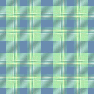 Kumaş vektör dokusunun arka plan tartan dokusu açık ve mavi renklerde ekose desenli.