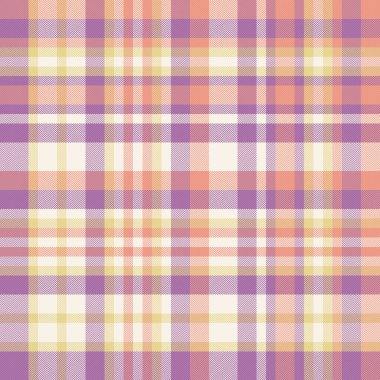 Eski dantel ve kırmızı renklerde kumaş desenli tartan arkaplan dokusunun tekstil vektörü.