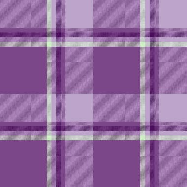 Mor ve pastel renklerde tekstil tartan denetim desenli dokusu olmayan ekoseli arka plan kumaşı.
