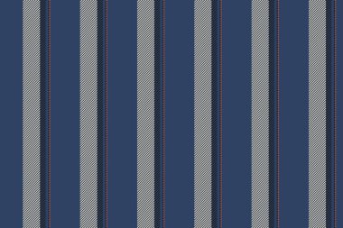 Çizgili vektör dokusu çizgileri mavi ve açık renkli arka plan tekstil kumaşının dikey deseni.