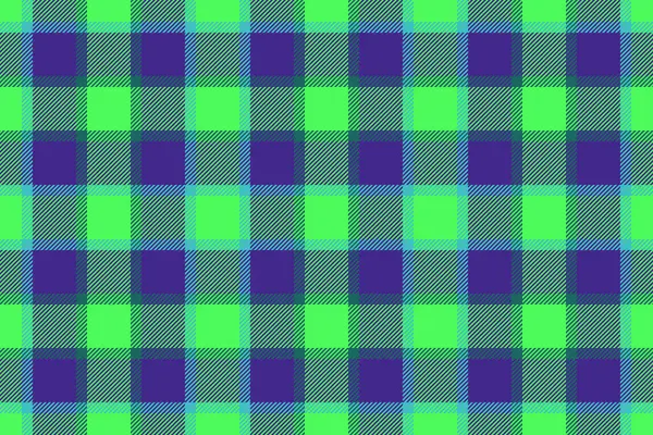 Fabric Textile Seamless Vector Tartan Pattern Background Plaid Check Texture — Stock Vector