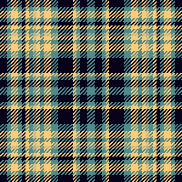 Texture Plaid Background Textile Fabric Check Seamless Tartan Vector Pattern — Stock Vector