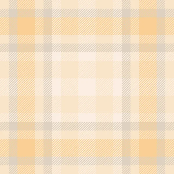 Check Pattern Fabric Texture Background Seamless Plaid Vector Tartan Textile — Stock Vector