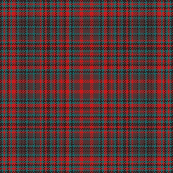 Ekose desenli, kırmızı ve koyu renklerde dikdörtgen kumaşlı şablon vektör tartan denetimi.