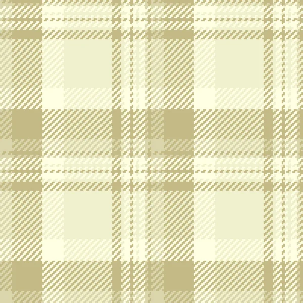 Check Seamless Texture Tartan Textile Fabric Background Pattern Vector Plaid — Stock Vector