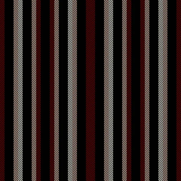 平整背景图案的纹理矢量织物 有条纹纺织品线 垂直的黑色和浅色 — 图库矢量图片