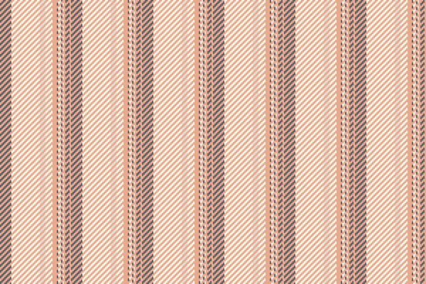 オレンジ色と古いレース色の垂直ベクトルパターンラインのストライプテクスチャー織物のシームレスな背景生地 — ストックベクタ